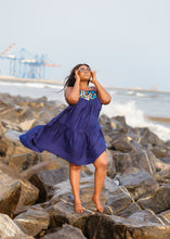 Load image into Gallery viewer, AYA 2 TIER - Crepe and Wax combination two tier dress