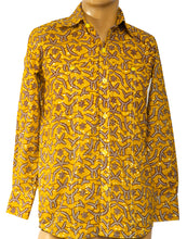 Load image into Gallery viewer, MENGLE WAX LONG SLEEVE – Men’s African wax print long sleeve shirt