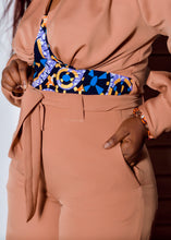 Load image into Gallery viewer, GAIL 2 PIECE - Colorful Creepe Palazzo pants and top.