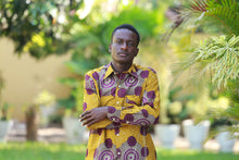 Load image into Gallery viewer, Josh Curry Long Sleeves Shirt- Wax Print Long sleeves shirt