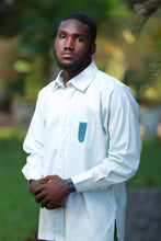 Load image into Gallery viewer, PAPS LINEN-WAX LONG SLEEVES SHIRT-Linen and Wax combination long sleeve