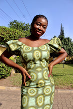 Load image into Gallery viewer, PENCIL PUFF SLEEVE DRESS