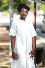 Load image into Gallery viewer, INVERTED DRESS - OFF WHITE A LINE DRESS