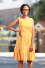 Load image into Gallery viewer, THE PRINCESS DART DRESS - Sleeveless penciled dress with Pleats