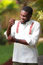 Load image into Gallery viewer, PAPS TEAR DROP LONG SLEEVES SHIRT- Linen Long Sleeve Shirt