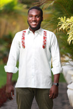 Load image into Gallery viewer, PAPS TEAR DROP LONG SLEEVES SHIRT- Linen Long Sleeve Shirt